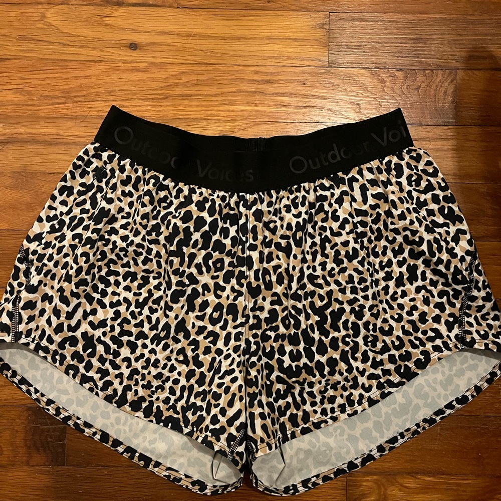 Brand new outdoor voices shorts! 🐆